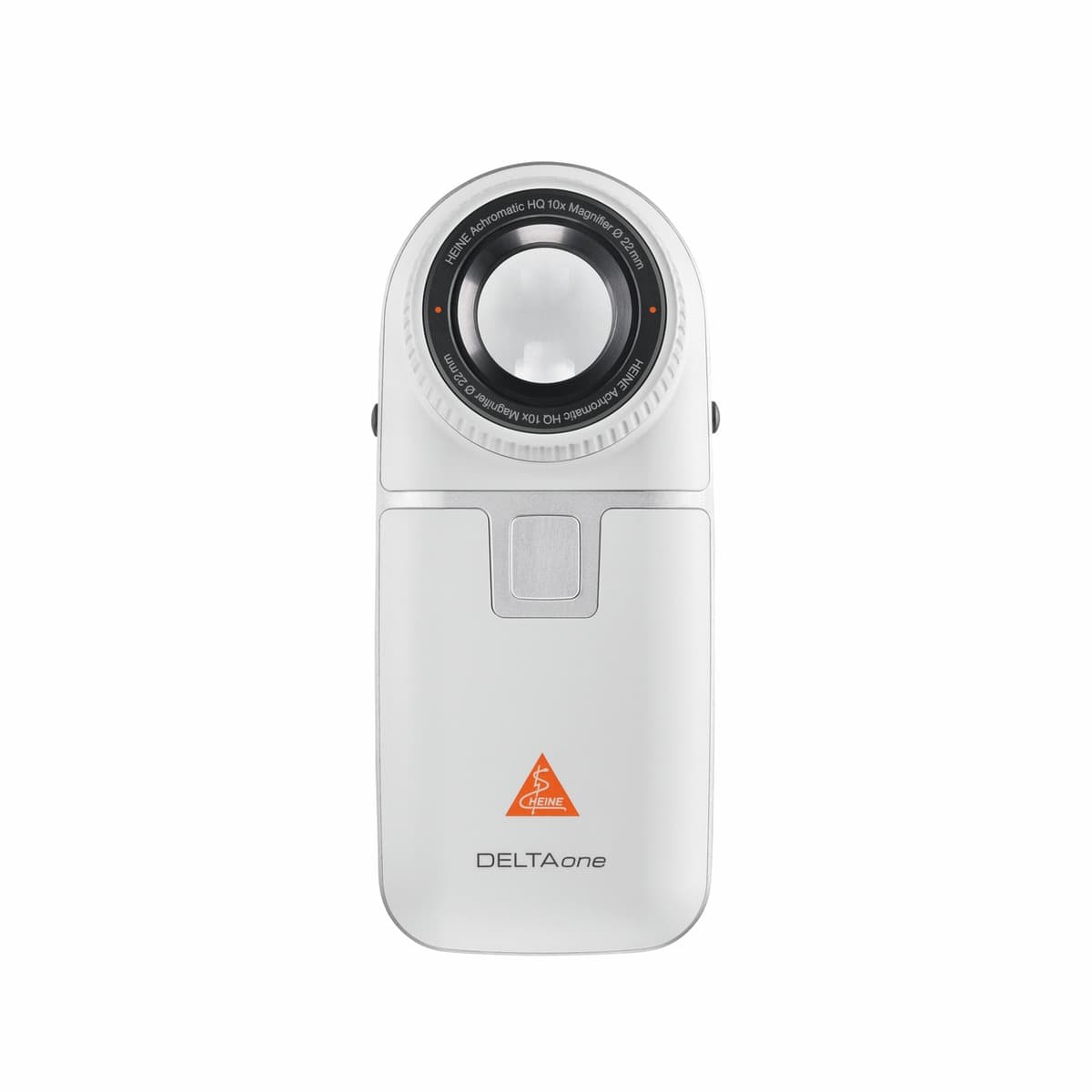 HEINE DELTAone Dermatoskop White Edition — närbild