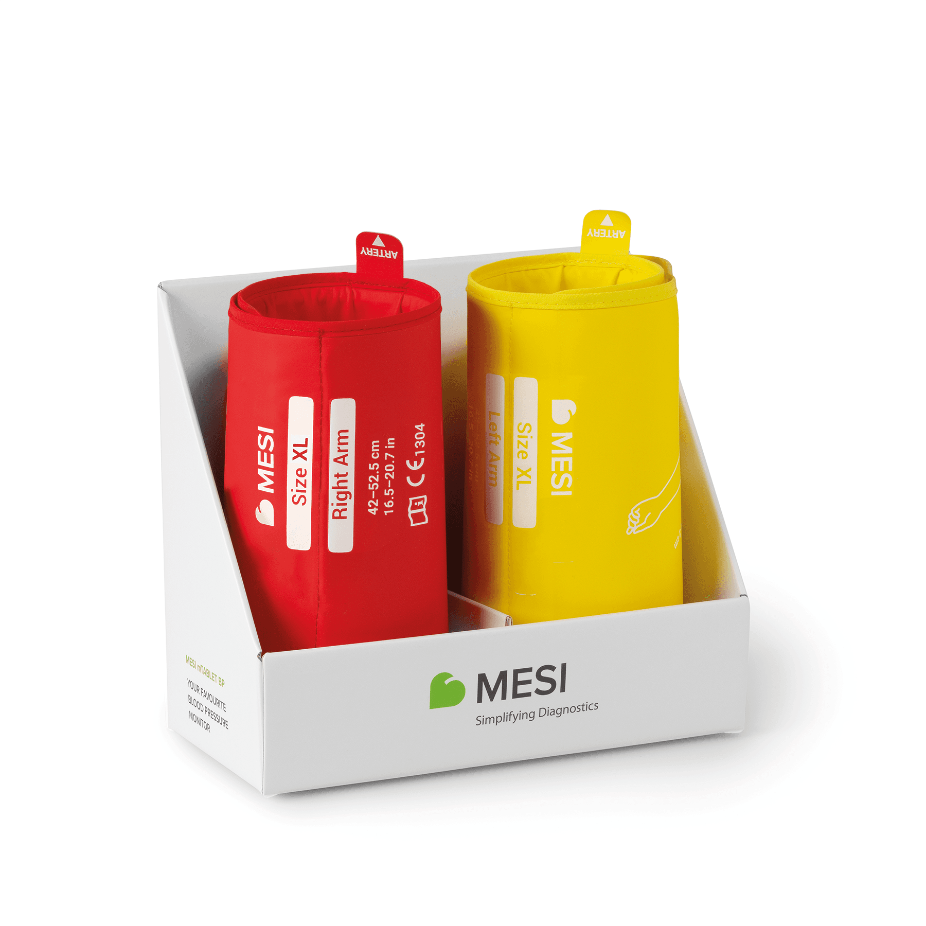 MESI manschettset XL för armar – 2 st extra stora armmanschetter art.nr 301-003035