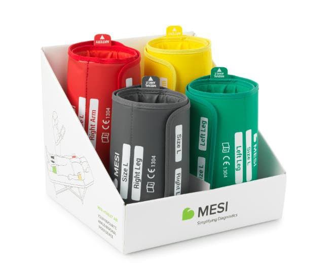 MESI mTABLET manschettset ABI S/M – 301-003028, färgkodade storlek S/M