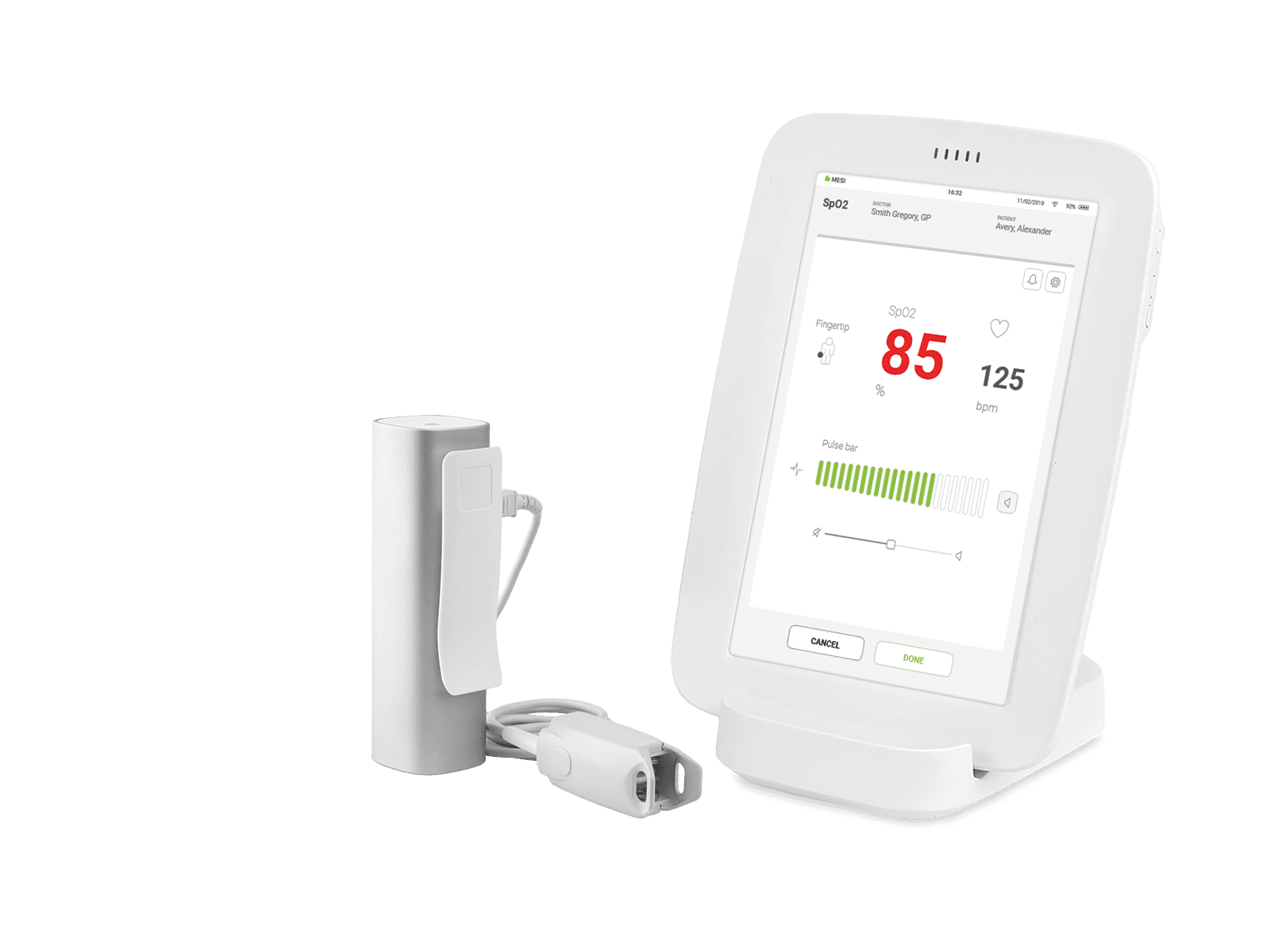 MESI mTABLET SPO2 – produktvy från mesimedical.com