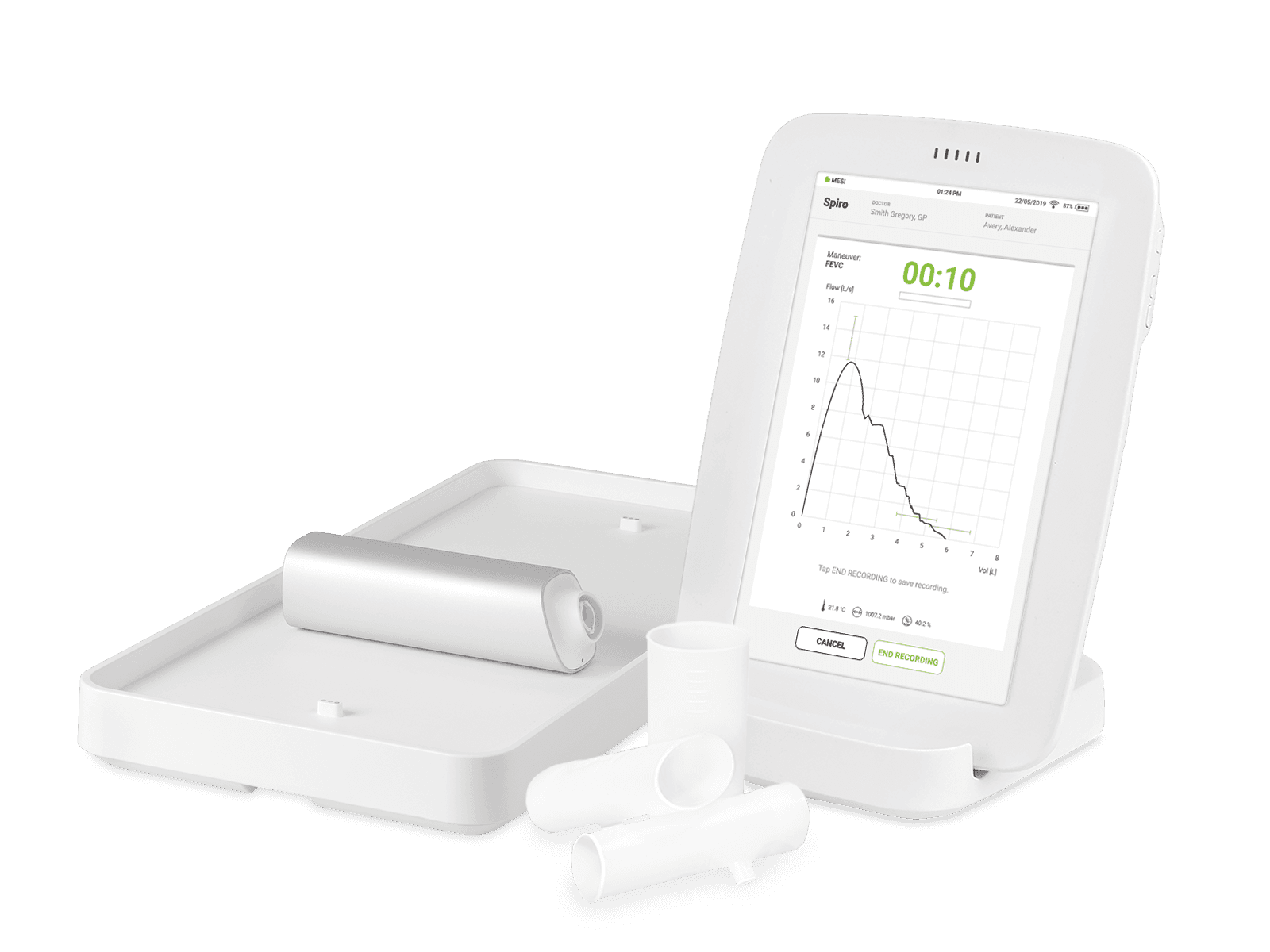 MESI mTABLET SPIRO – produktvy från mesimedical.com