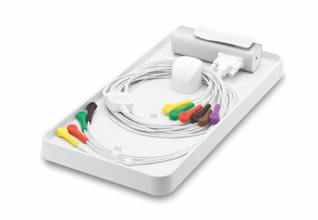 MESI mTABLET EKG-utbyggnadsenhet SNAP 301-000506 – modul, laddplatta och SNAP-patientkabel